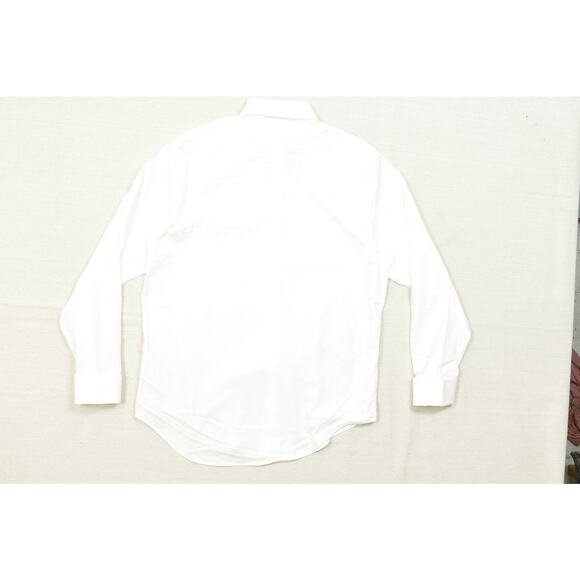 Men's Button Down Calvin Klein Size 16 32/33 Steel + White Slim Fit Non Iron - Picture 3 of 8